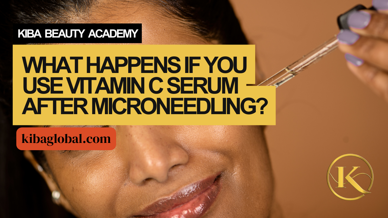 What happens if you use vitamin C serum after microneedling?